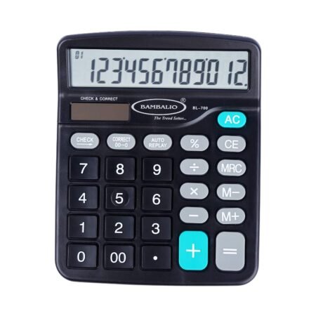 Bambalio 12 Digits BL-700 Electronic Calculator 3 Years Warranty