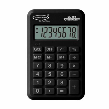 Bambalio 8 Digits BL-150 Portable Pocket Calculator with 3 Years Warranty