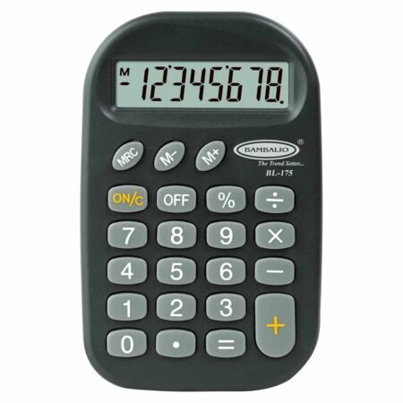 Bambalio 8 Digits BL-175 Pocket Size Electronic Calculator 3 Years Warranty