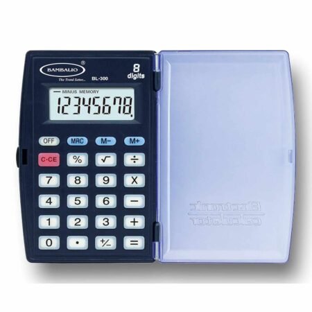 Bambalio BL-300 8 Digits with 3 Years Warranty Portable Pocket Calculator