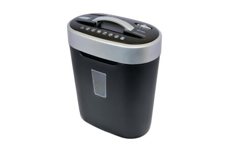 Bambalio (BCC-2000) 8 Sheets Cross Cut Credit Card and Paper Shredder with 12 Liter Waste Basket Capacity
