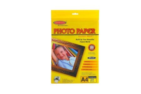 BAMBALIO BPG 240-4R 240GSM GLOSSY PHOTO PAPER-POST CARD SIZE(4"x6") PACK OF 75 Sheets