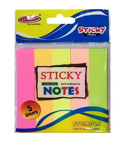 Bambalio SN-50 (Pack of 12) Sticky Note Pad 3x1-inch