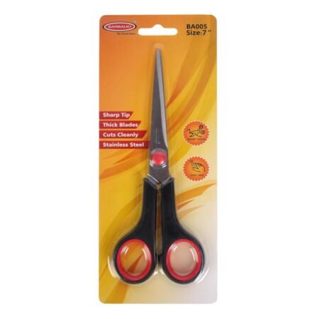 Bambalio 7" Soft Comfort Grip Multipurpose Scissors, BA005
