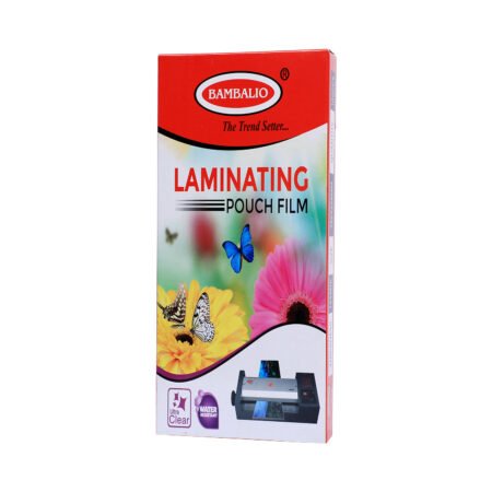 Bambalio lam-88R Professional Thermal Laminating Pouch 102 X 229 mm (Aadhar Card Size) - 125 Microns /100 Sheets