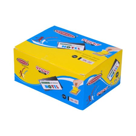 Bambalio SN-22 Sticky Note Pad - 2 x 3 inch, 4 Colour Prompts, 20 Sheets/Prompt, 80 Sheets/Pack (Pack of 12)